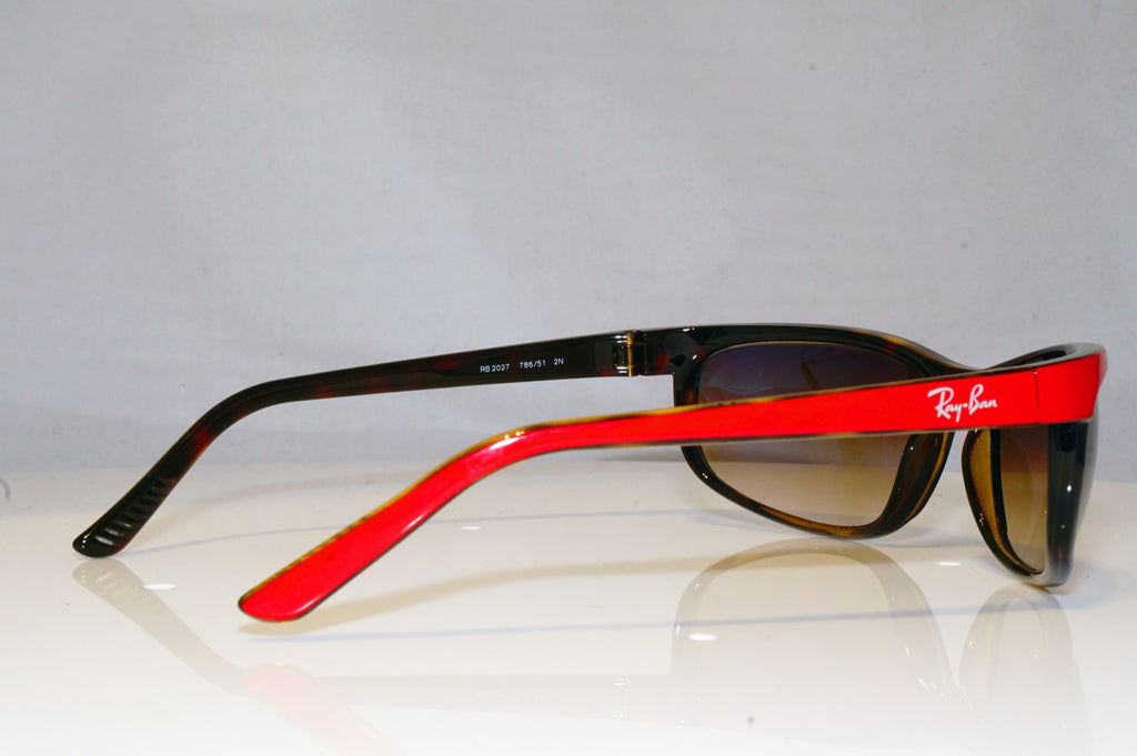 RAY-BAN Mens Designer Sunglasses Red Wrap RB 2027 786/51 17646