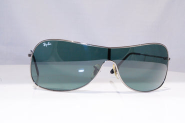 RAY-BAN Mens Designer Sunglasses Silver Shield RB 3211 004/71 18773