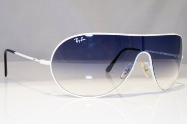 RAY-BAN Mens Womens Boxed Designer Sunglasses White Shield RB 3520 032/8G 22145
