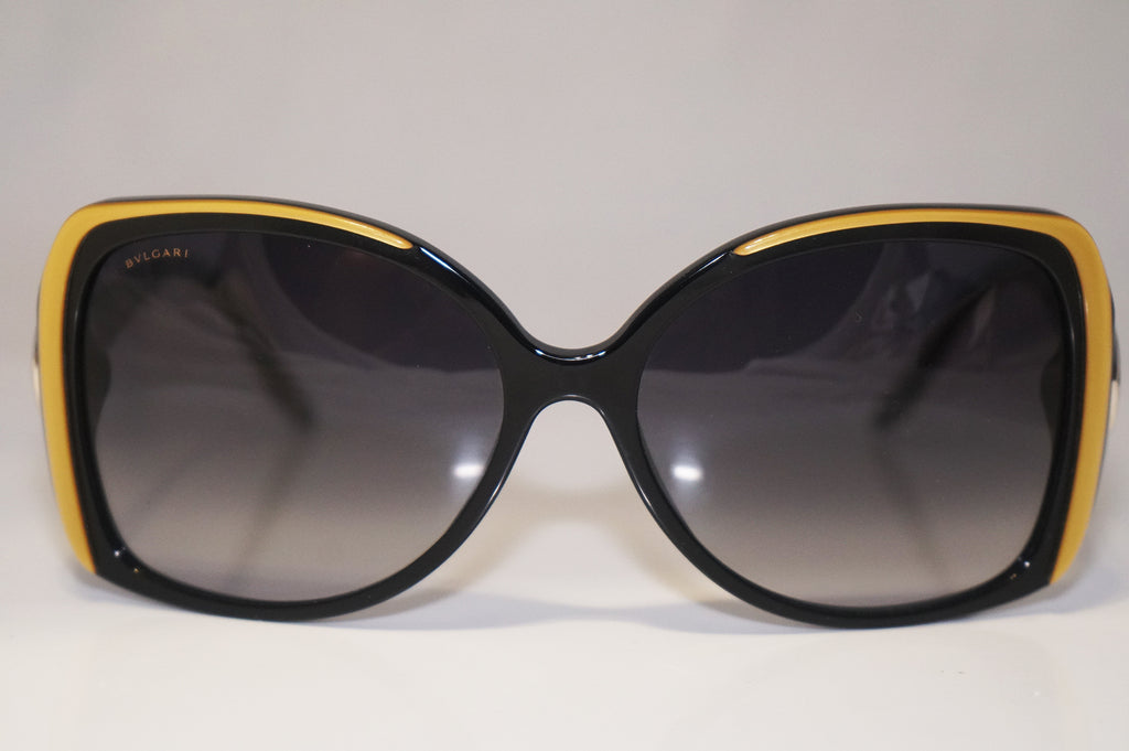 BVLGARI New Womens Designer Sunglasses Black Square 8035 5028/8G 16363