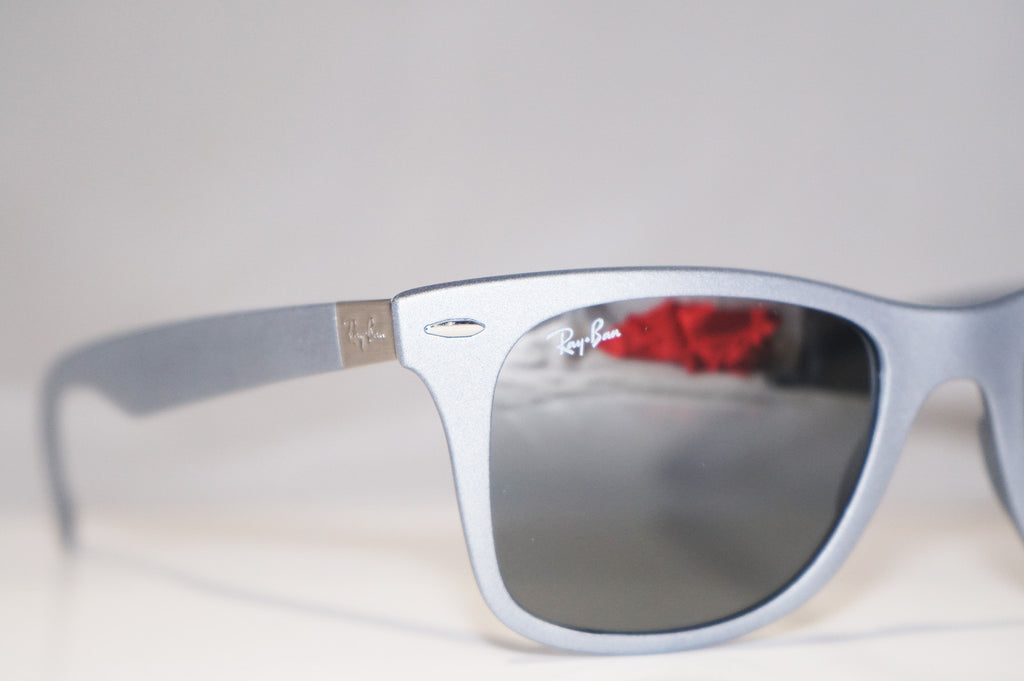 RAY-BAN New Mens Designer Mirror Sunglasses Silver Liteforce RB 4195 6017 15600