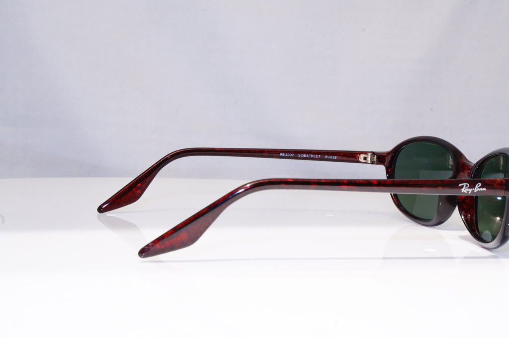 RAY-BAN Mens Vintage Designer Sunglasses Brown Rectangle RB 2007 W2838 18778