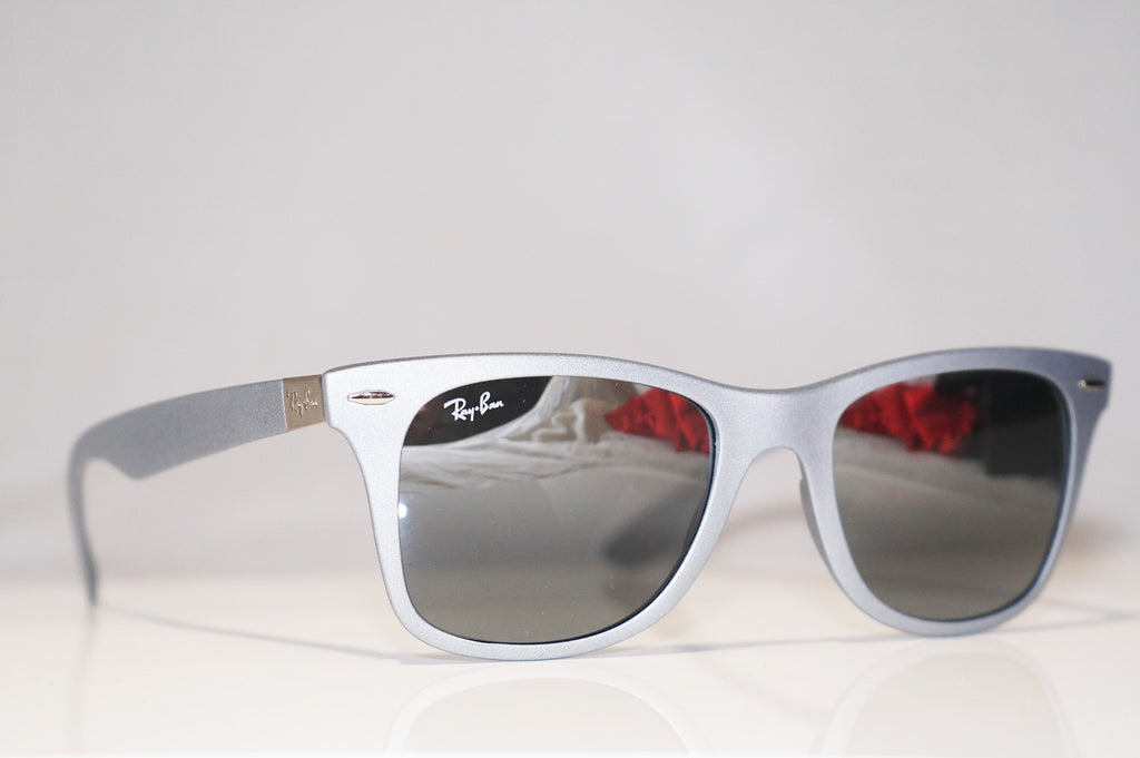 RAY-BAN New Mens Designer Mirror Sunglasses Silver Liteforce RB 4195 6017 15600