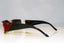 CAZAL Mens Vintage 1990 Designer Sunglasses Black Rectangle 961 609 17647