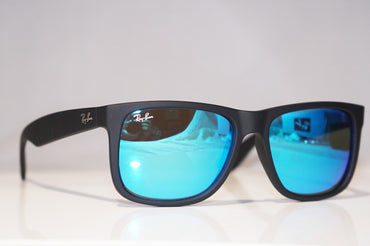 RAY-BAN New Mens Designer Mirror Sunglasses Black Justin RB 4165 622/55 15598