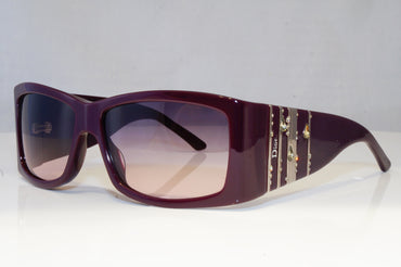 CHRISTIAN DIOR Womens Diamante Designer Sunglasses Purple DIOR RAIN2 RYY09 19584