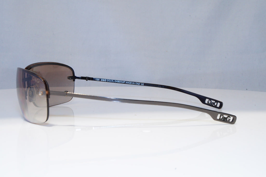 DOLCE & GABBANA Mens Vintage 1990 Sunglasses Brown Rectangle D&G 2121 D41 22141
