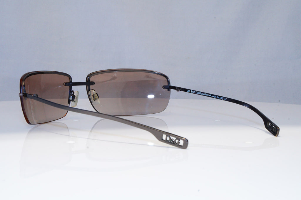 DOLCE & GABBANA Mens Vintage 1990 Sunglasses Brown Rectangle D&G 2121 D41 22141