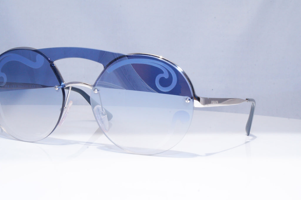 PRADA Womens Baroque Swirl Designer Sunglasses Silver SPR 65T 1BC-5R0 18792