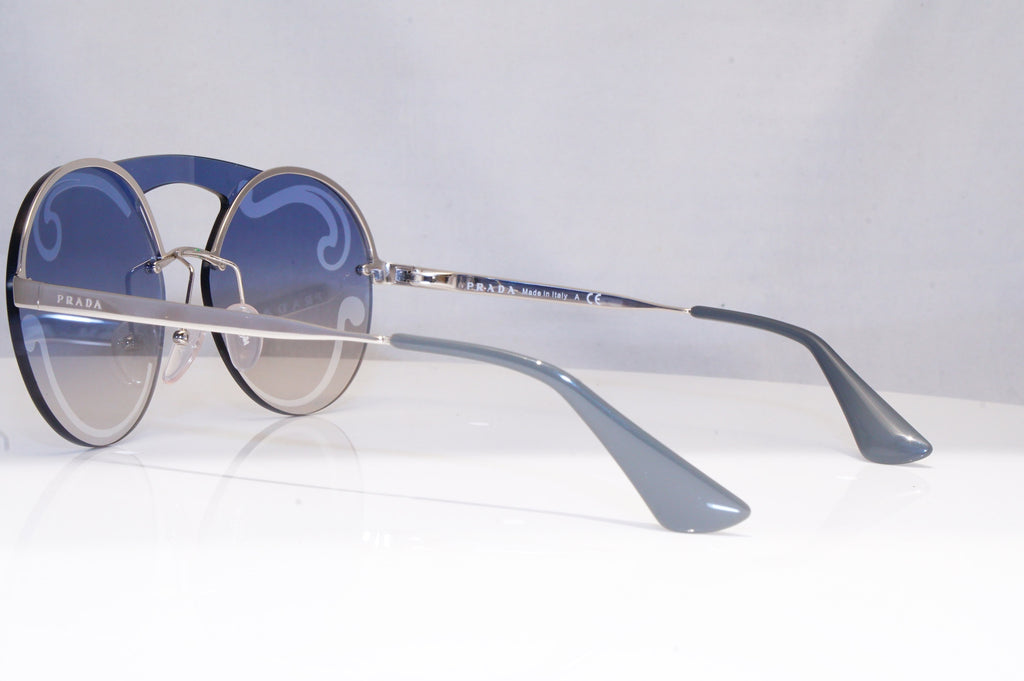 PRADA Womens Baroque Swirl Designer Sunglasses Silver SPR 65T 1BC-5R0 18792