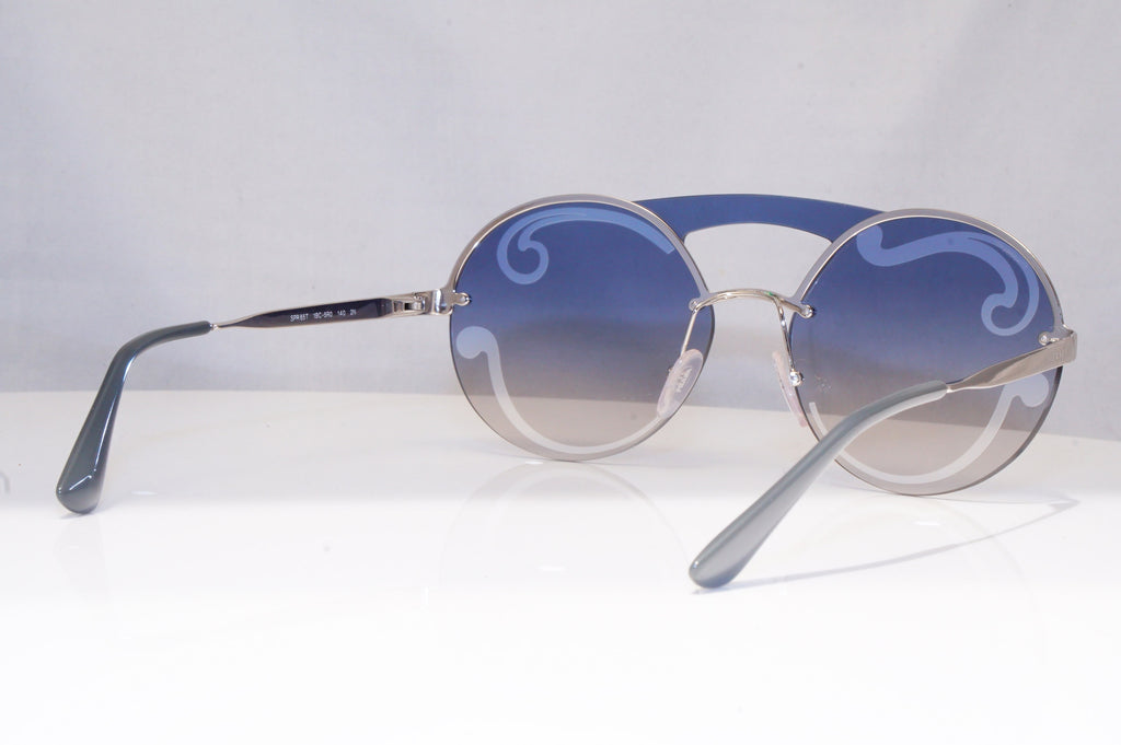 PRADA Womens Baroque Swirl Designer Sunglasses Silver SPR 65T 1BC-5R0 18792