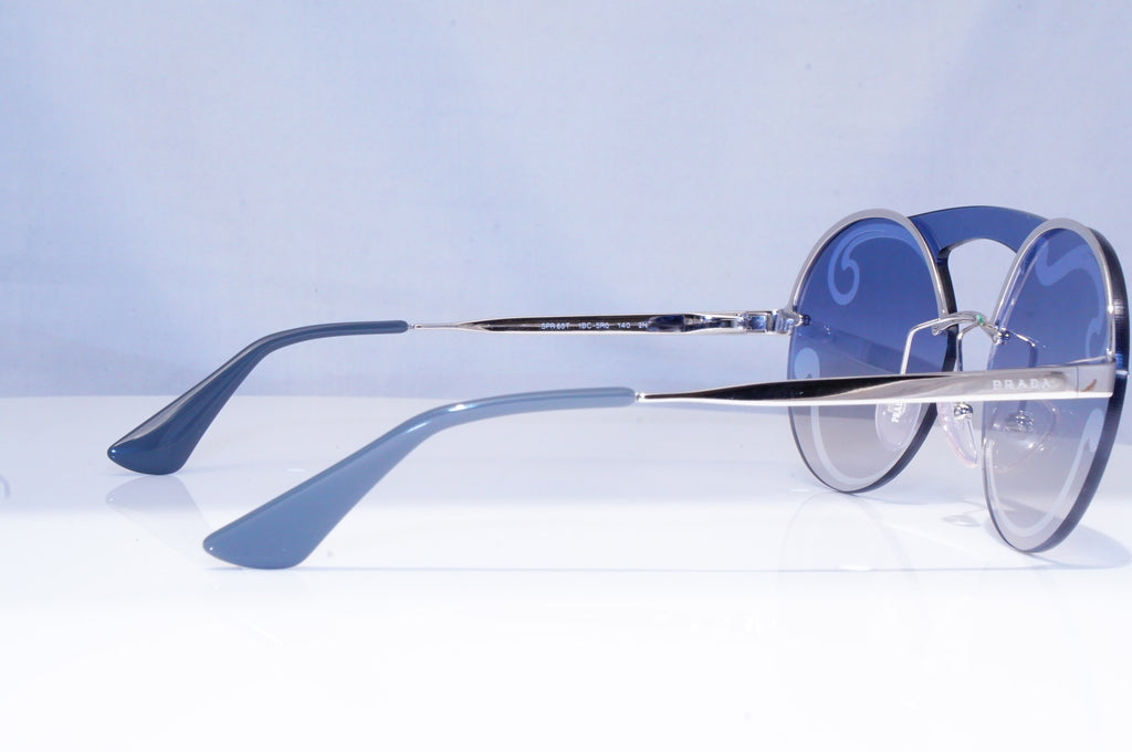 PRADA Womens Baroque Swirl Designer Sunglasses Silver SPR 65T 1BC-5R0 18792