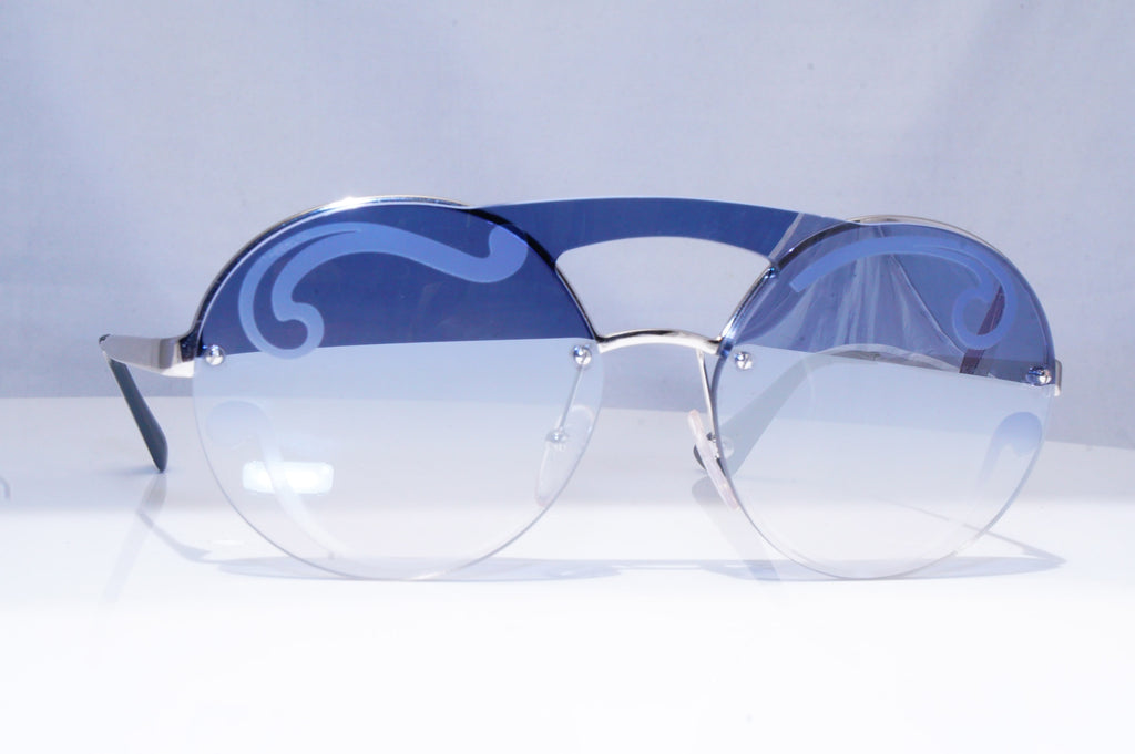 PRADA Womens Baroque Swirl Designer Sunglasses Silver SPR 65T 1BC-5R0 18792