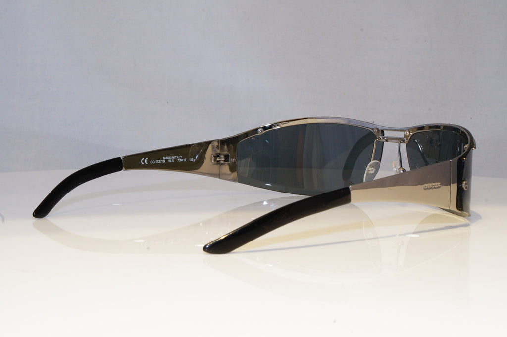 GUCCI Mens Polarized Vintage Designer Sunglasses Silver GG 1727 6LB 20468