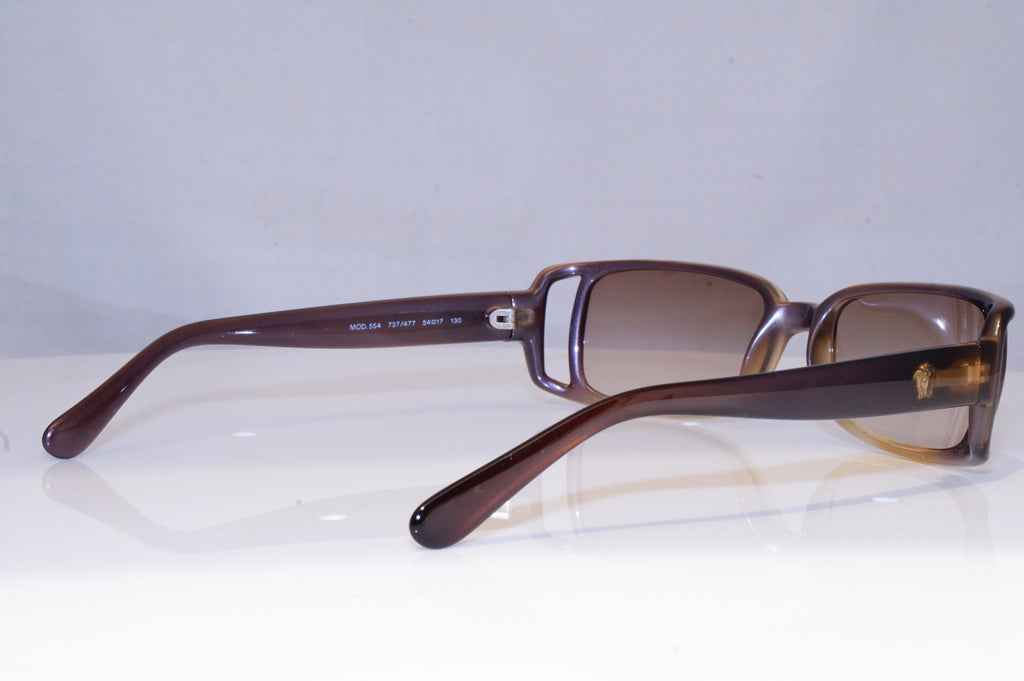 VERSACE Mens Womens Vintage Designer Sunglasses Brown MEDUSA MOD 554 19837