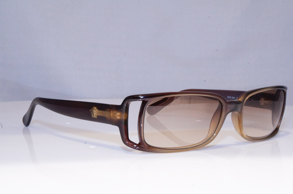 VERSACE Mens Womens Vintage Designer Sunglasses Brown MEDUSA MOD 554 19837