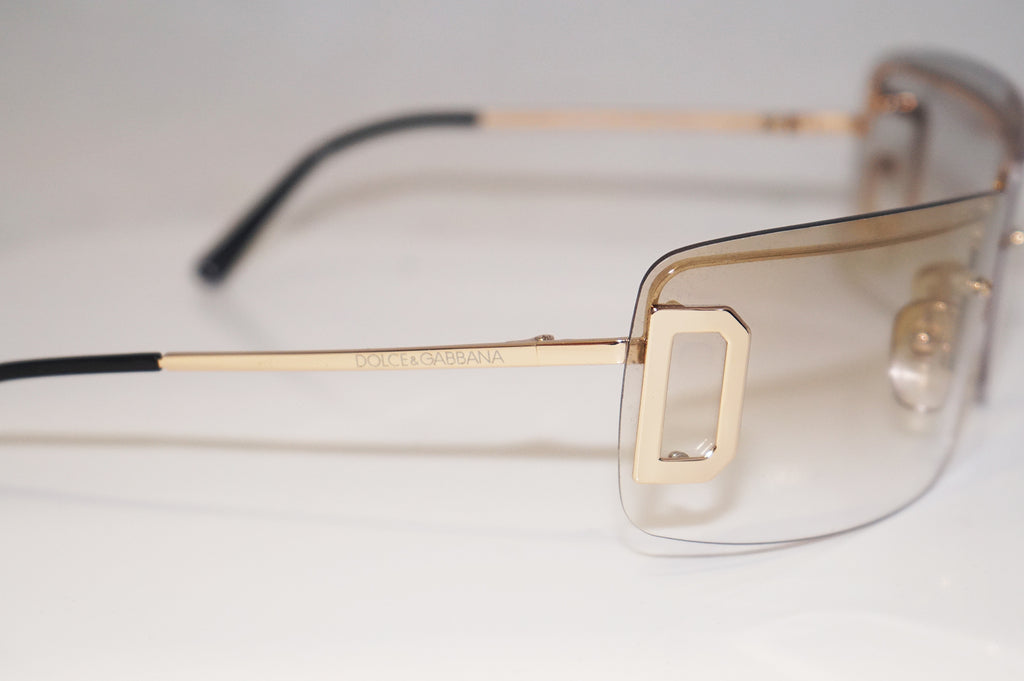 DOLCE & GABBANA Womens Designer Sunglasses Gold Oversized DG 400S 228 16265