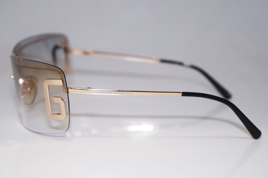 DOLCE & GABBANA Womens Designer Sunglasses Gold Oversized DG 400S 228 16265