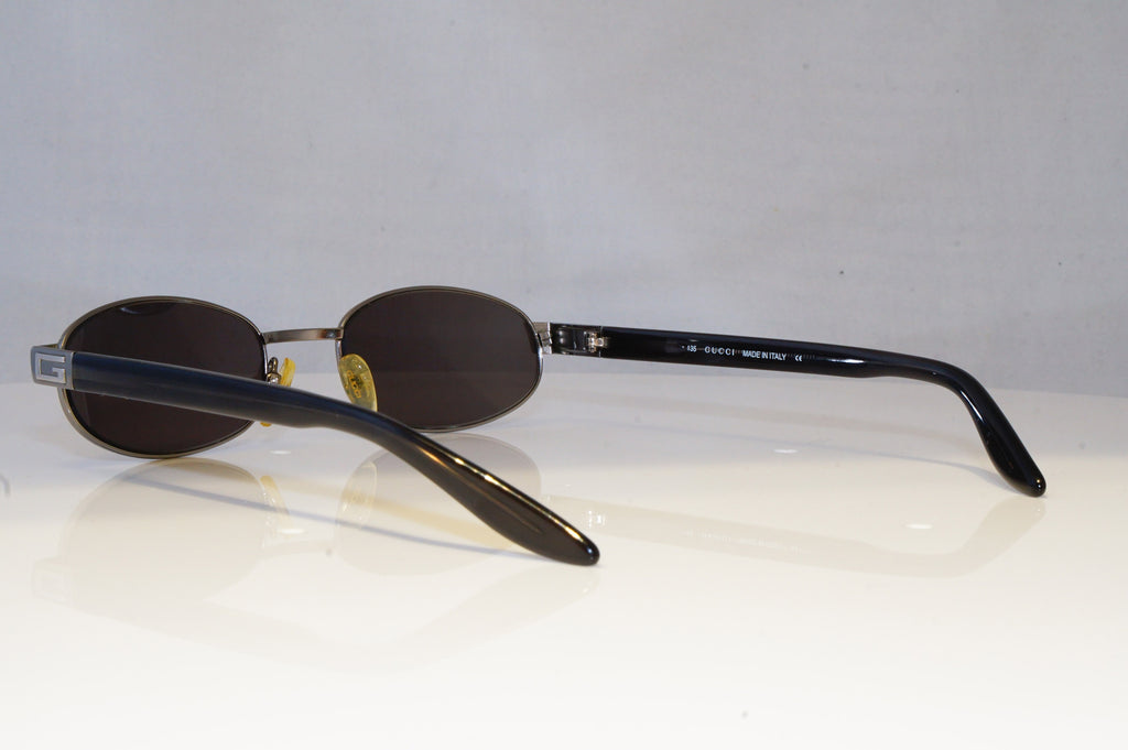 GUCCI Mens Womens Vintage Designer Sunglasses Black Rectangle GG 1640 E4W 20465