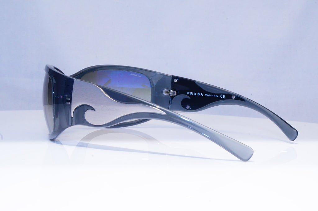 PRADA Womens Designer Sunglasses Grey Wrap SPR 03G OAR-4M1 18791