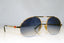 BUGATTI Mens Vintage 1990 Designer Sunglasses Gold Aviator 251 GLD 17615