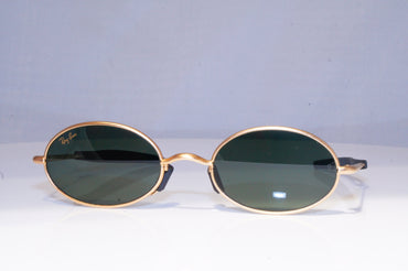 RAY-BAN Mens Vintage 1990 Designer Sunglasses Gold Oval ORBS II W 2388  19839