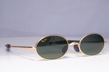 RAY-BAN Mens Vintage 1990 Designer Sunglasses Gold Oval ORBS II W 2388  19839