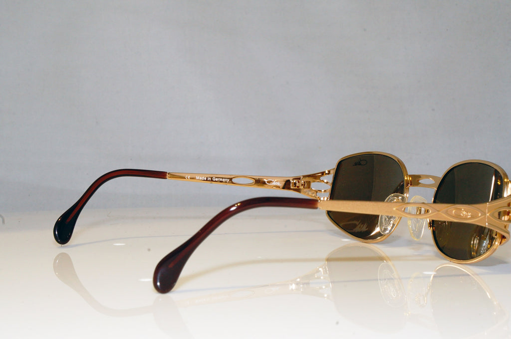 CAZAL Mens Vintage 1990 Designer Sunglasses Burgundy Rectangle 982 973 17624