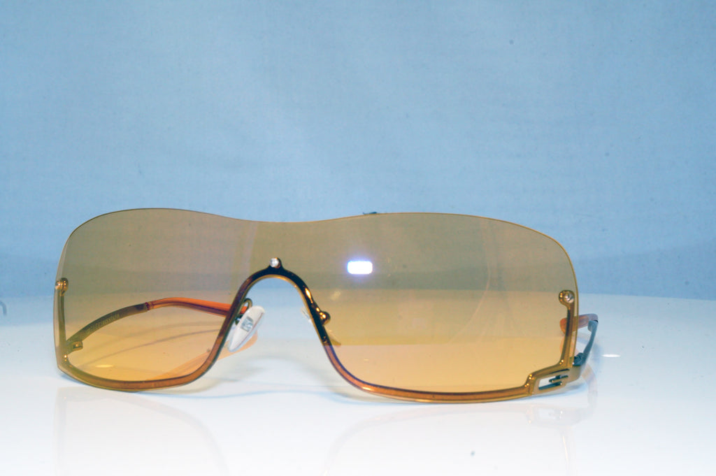 GUCCI Mens Vintage 1990 Designer Sunglasses Gold Shield GG 1690 577IC 17610
