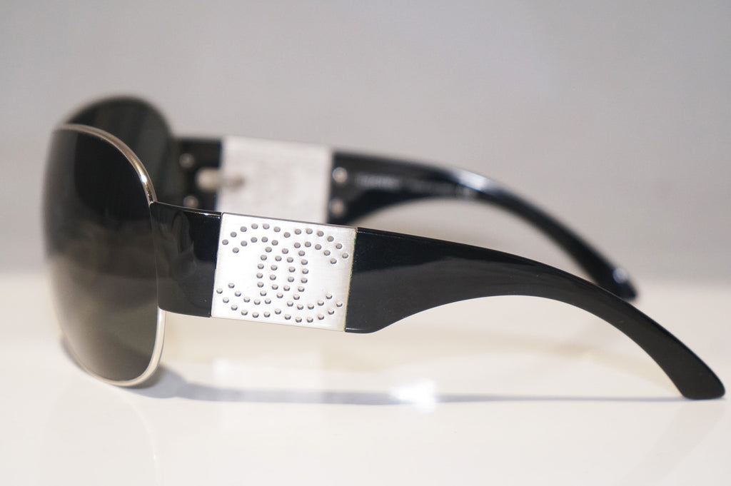 CHANEL Womens Designer Sunglasses Black Shield 4154 C127/87 15496