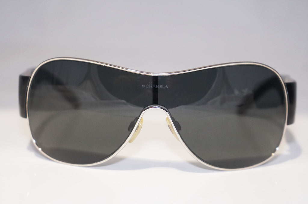 CHANEL Womens Designer Sunglasses Black Shield 4154 C127/87 15496