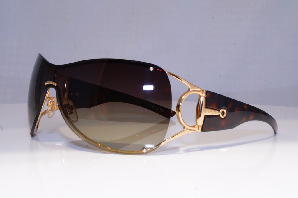 GUCCI Womens Designer Sunglasses Brown Shield GG 2764 RERMH 19832