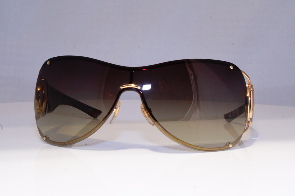 GUCCI Womens Designer Sunglasses Brown Shield GG 2764 RERMH 19832