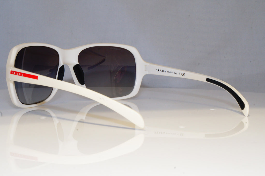 PRADA Mens Designer Sunglasses White Square SPS 07L ZVG-3M1 20460