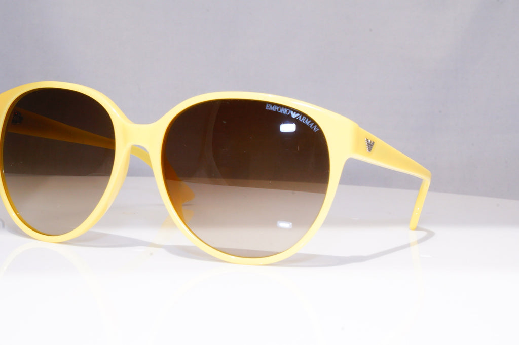 EMPORIO ARMANI Womens Designer Sunglasses Yellow Butterfly 9636 90CC 18761