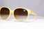 EMPORIO ARMANI Womens Designer Sunglasses Yellow Butterfly 9636 90CC 18761