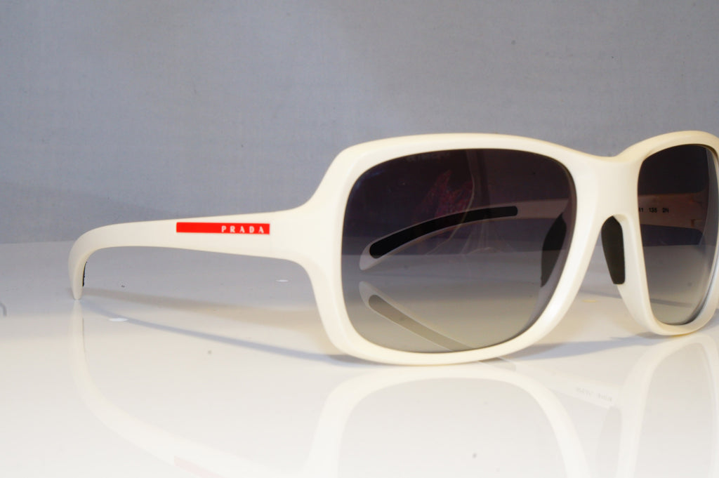 PRADA Mens Designer Sunglasses White Square SPS 07L ZVG-3M1 20460