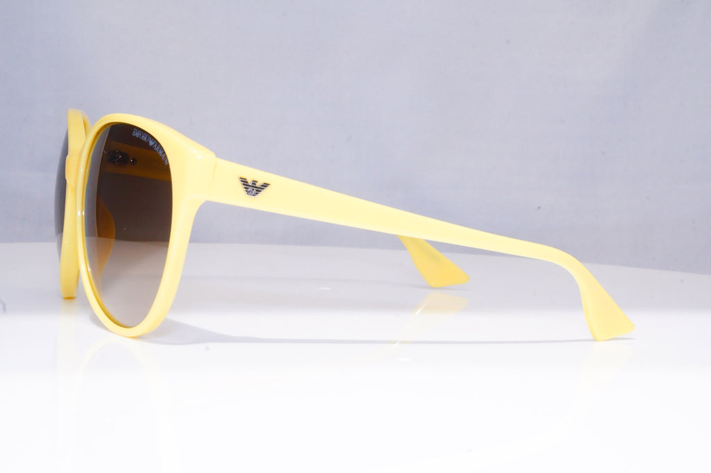 EMPORIO ARMANI Womens Designer Sunglasses Yellow Butterfly 9636 90CC 18761