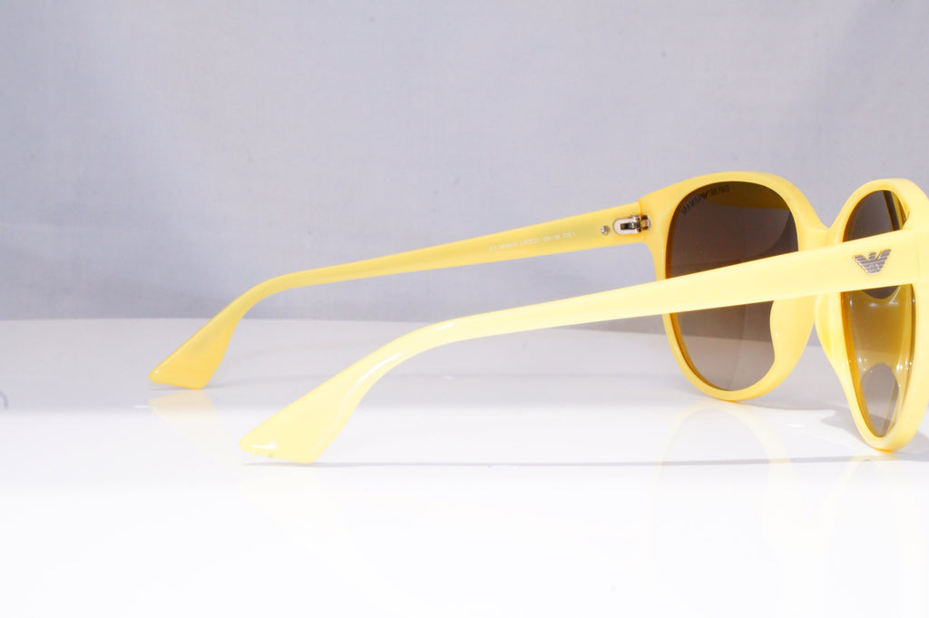 EMPORIO ARMANI Womens Designer Sunglasses Yellow Butterfly 9636 90CC 18761