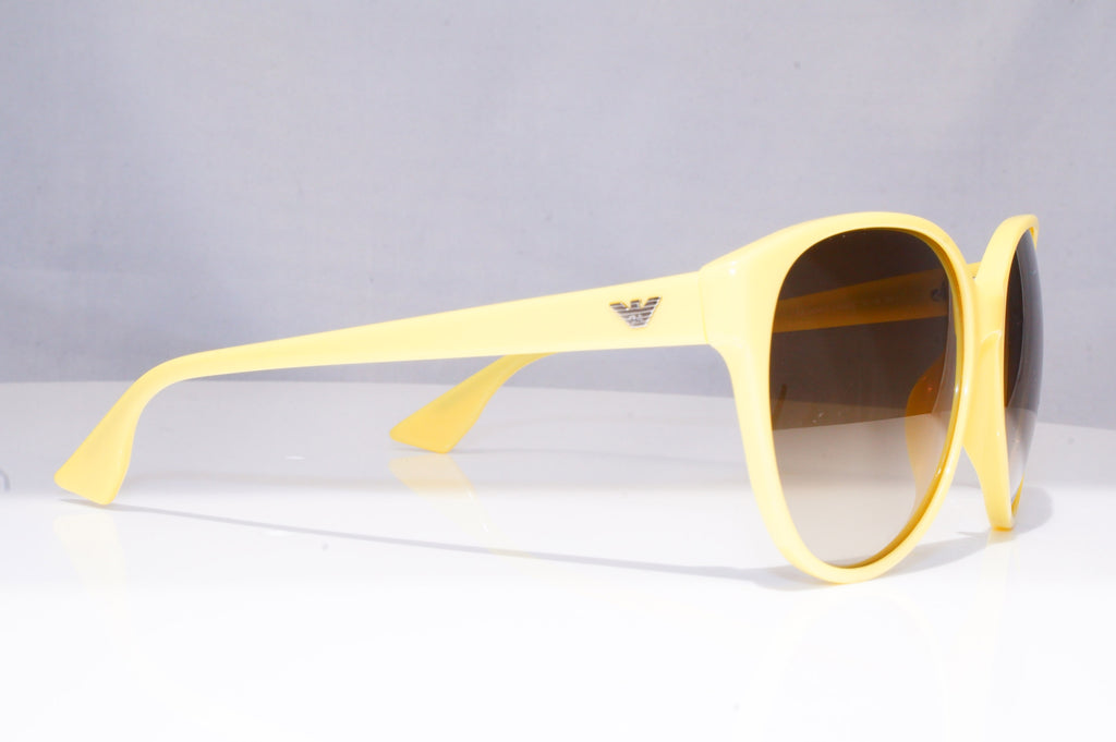 EMPORIO ARMANI Womens Designer Sunglasses Yellow Butterfly 9636 90CC 18761