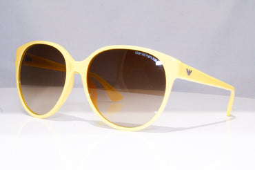 EMPORIO ARMANI Womens Designer Sunglasses Yellow Butterfly 9636 90CC 18761