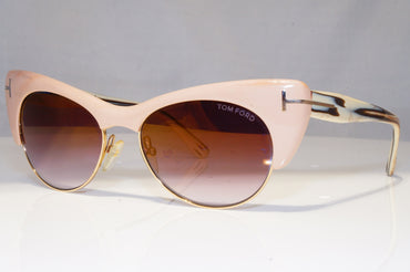 TOM FORD Womens Boxed Designer Sunglasses Pink Cat Eye Lola TF 387 74G 22137