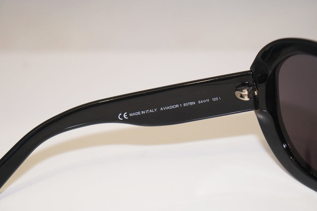 DIOR Mens Unisex Womens Designer Sunglasses Black Aviator AVIADIOR 1 807BN 16257