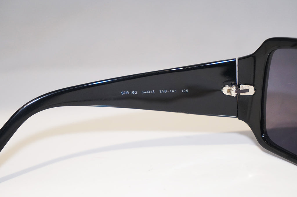 PRADA Womens Designer Star Sunglasses Black Square SPR 19G 1AB-1A1 15490