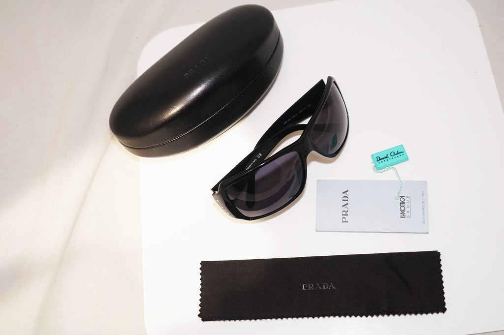 PRADA Womens Designer Star Sunglasses Black Square SPR 19G 1AB-1A1 15490