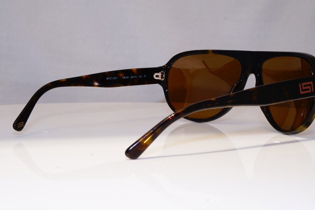 VERSACE Mens Polarized Designer Sunglasses Brown Pilot 4231 108/83 22021
