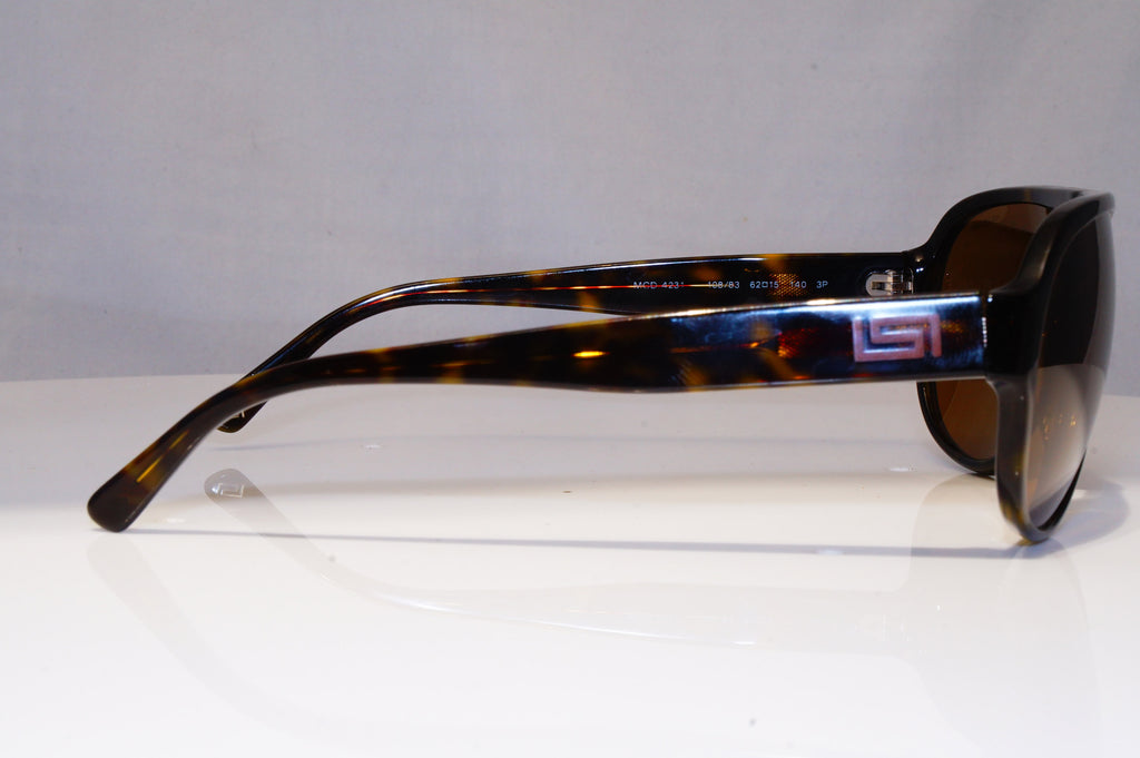 VERSACE Mens Polarized Designer Sunglasses Brown Pilot 4231 108/83 22021