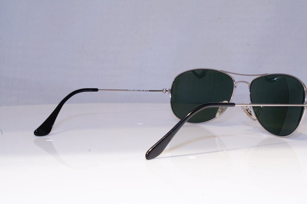 RAY-BAN Mens Mirror Designer Sunglasses Silver Pilot COCKPIT RB 3362 SLV 19836