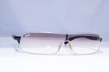 RAY-BAN Mens Vintage 1990 Designer Sunglasses Silver Shield RB 3243 003/8G 18760