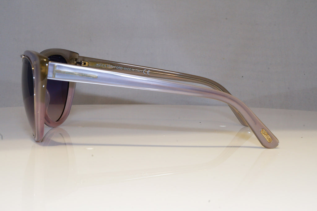 TOM FORD Womens Designer Sunglasses Grey Cat Eye Edita TF 384 80B 20445